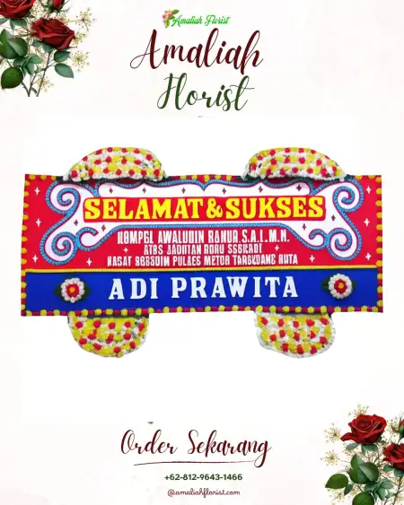 Papan Bunga Ucapan Selamat Gilirejo Baru