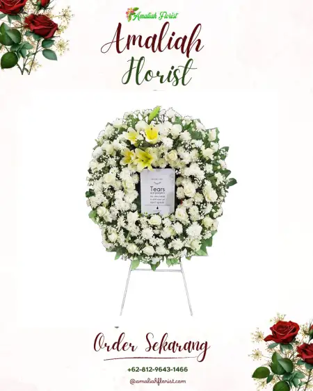 Krans Bunga Duka Gilirejo Baru