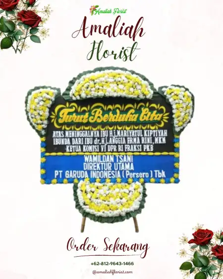 Papan Bunga Duka Gilirejo Baru